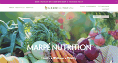 Desktop Screenshot of marpenutrition.com